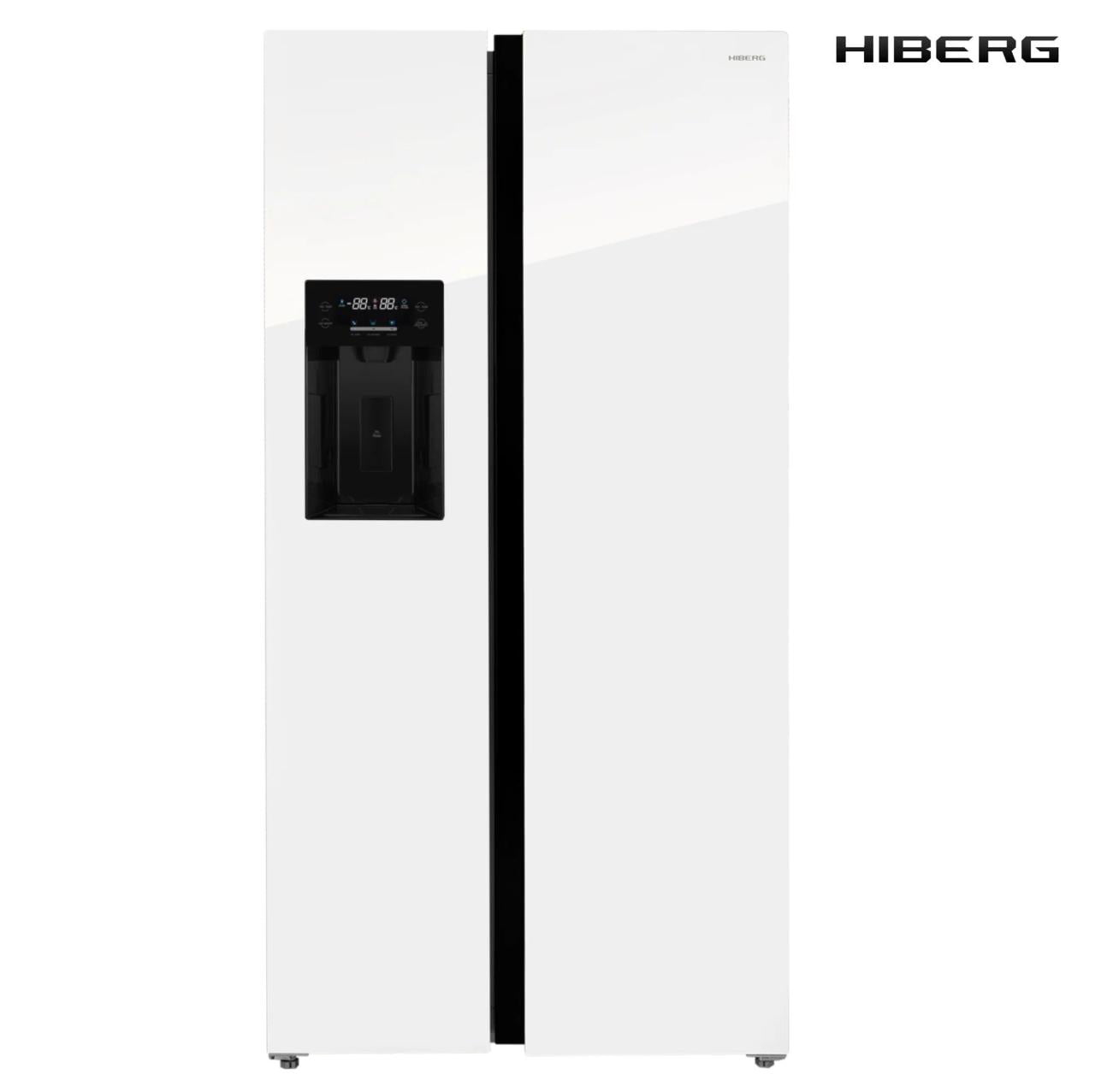 Холодильник HIBERG RFS-650DX NFGW Inverter RU, белый