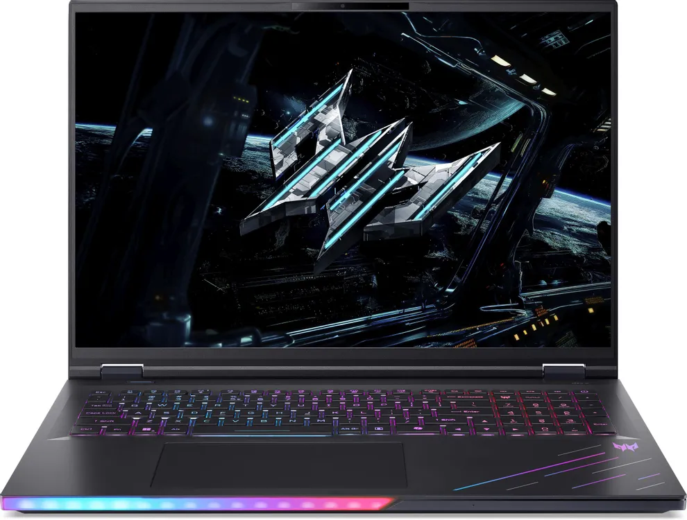 Ноутбук Acer Predator Helios PH18-73-98UM Ul9 275HX/32Gb/SSD1Tb/RTX5080 16Gb/18"/IPS/WQXGA/noOS/black (nh.qvzcd.008)